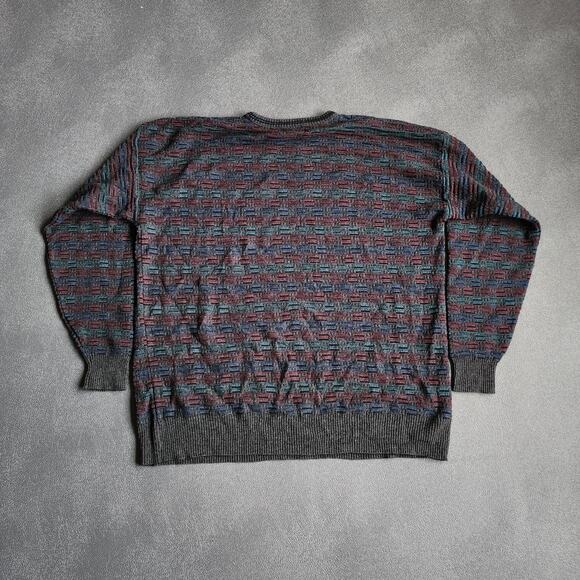 Vintage 90's Falcon Bay Acrylic Knit Grandpa Sweater XL - Picture 7 of 8